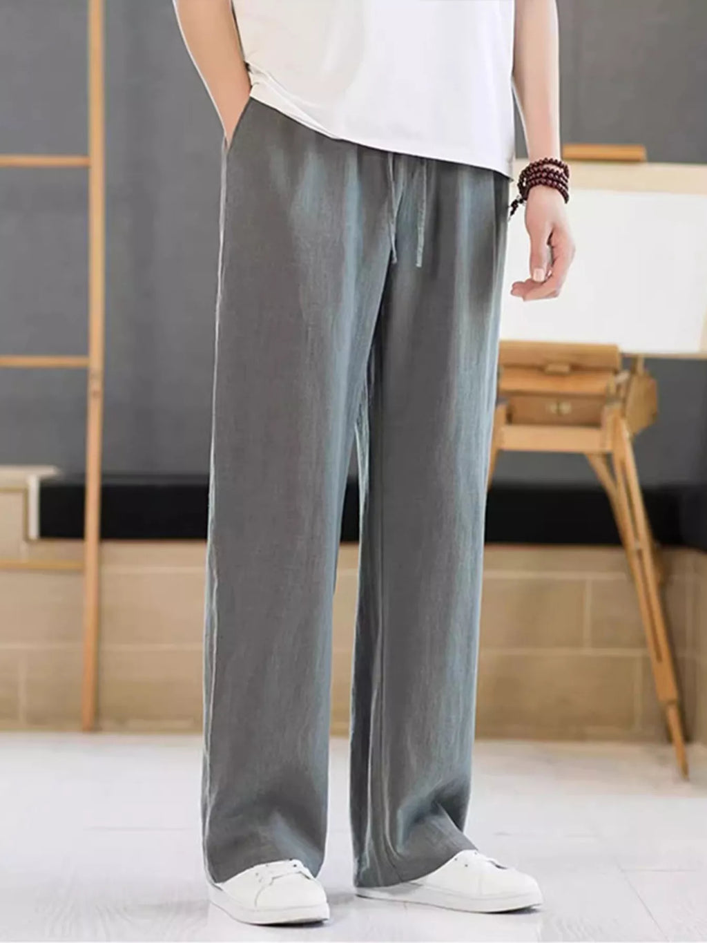 Men's Plus Size Casual Drawstring Pants