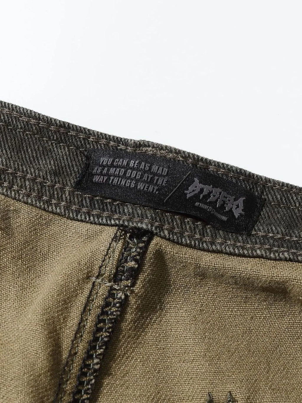 Men's Vintage Camo Cargo Wide Leg Jeans