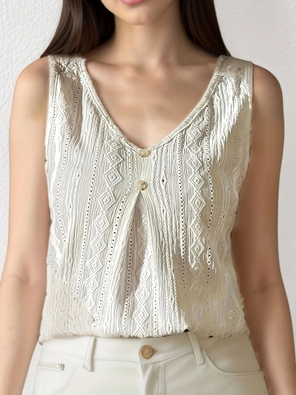Lace V-Neck Tank
