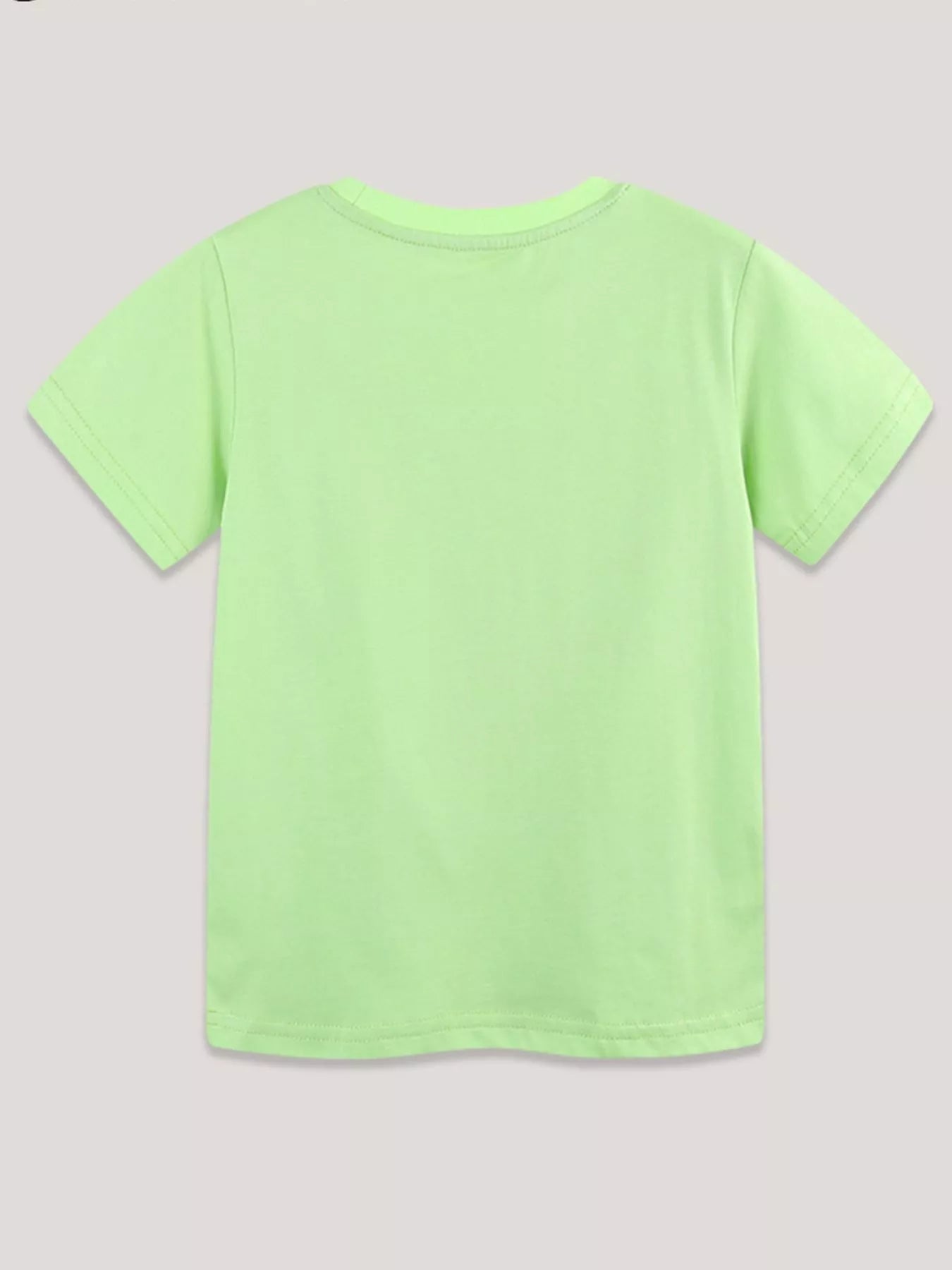 Children's Animal Print Round Neck T-Shirt