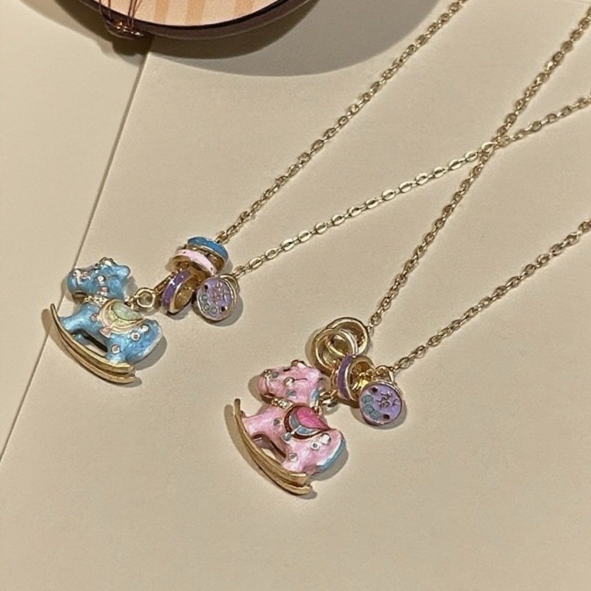 Rocking Horse Pendant Necklace
