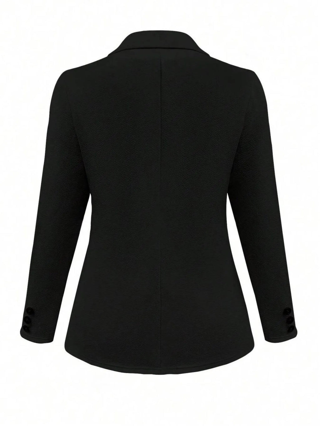 Lapel Collar Open Front Blazer