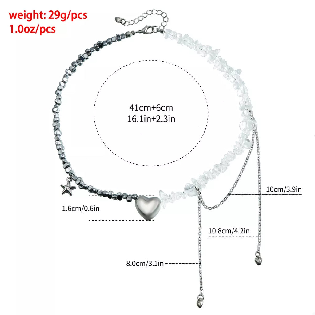 Silver-Plated Minimalist Heart Necklace