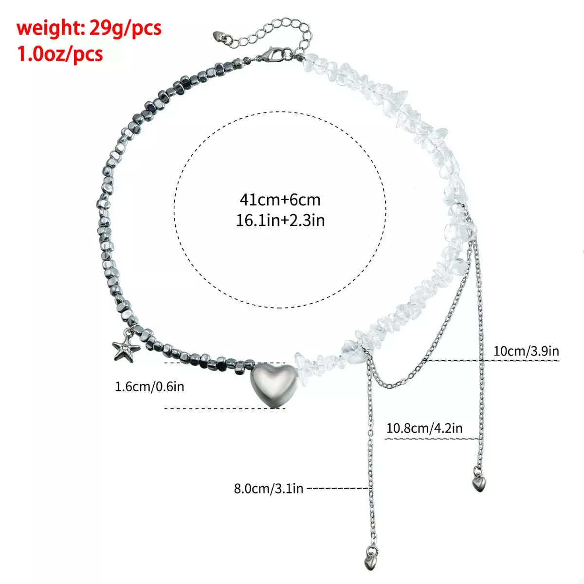 Silver-Plated Minimalist Heart Necklace