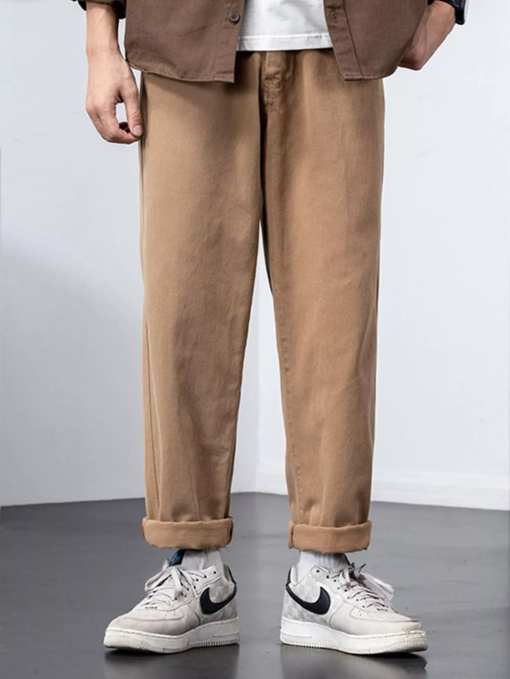 Men's Plus Size Wide Leg Pants