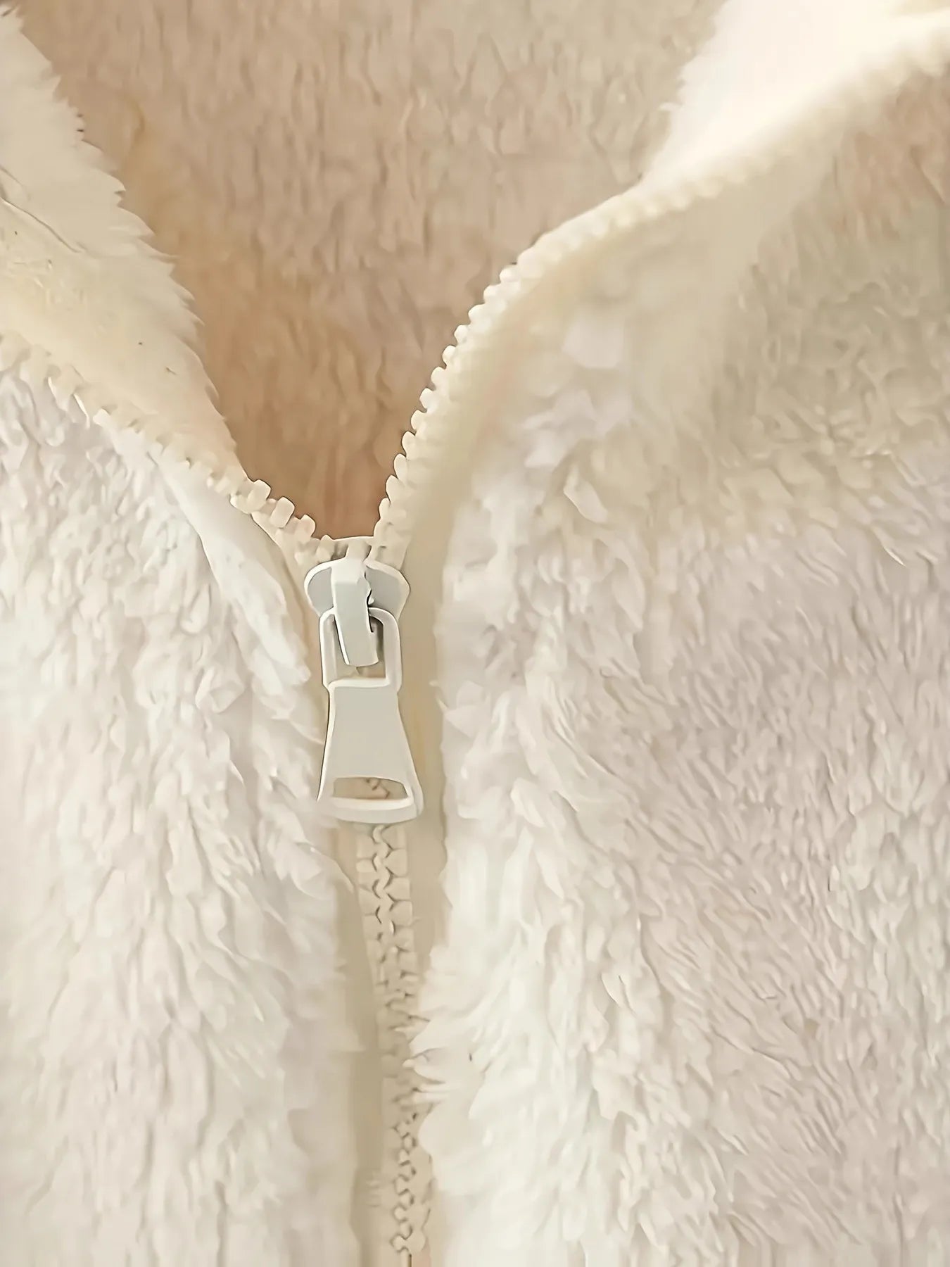 Fleece Long Sleeve Zip-Up Jacket