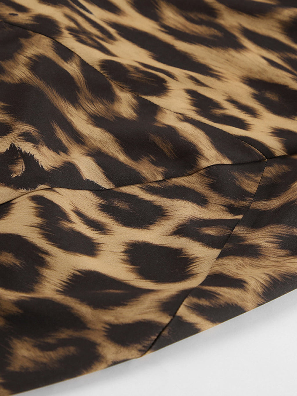 Leopard Print Bodycon Maxi Skirt