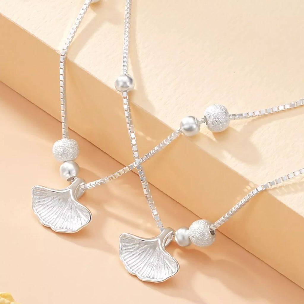 Double Layer Ginkgo Leaf Bracelet