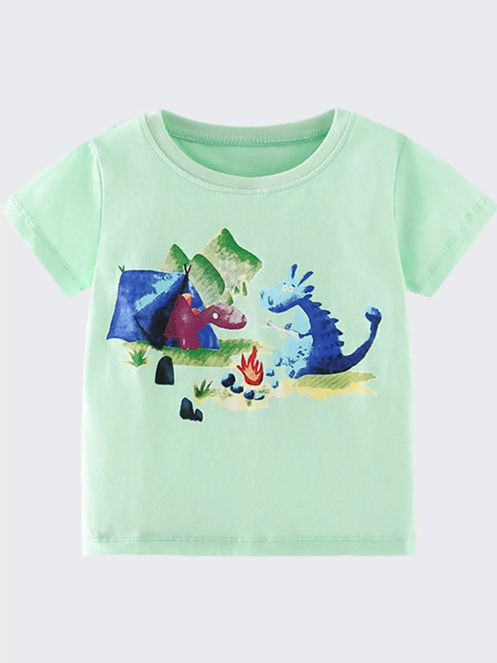 Children's Animal Graphic Short Sleeve T-Shirt
