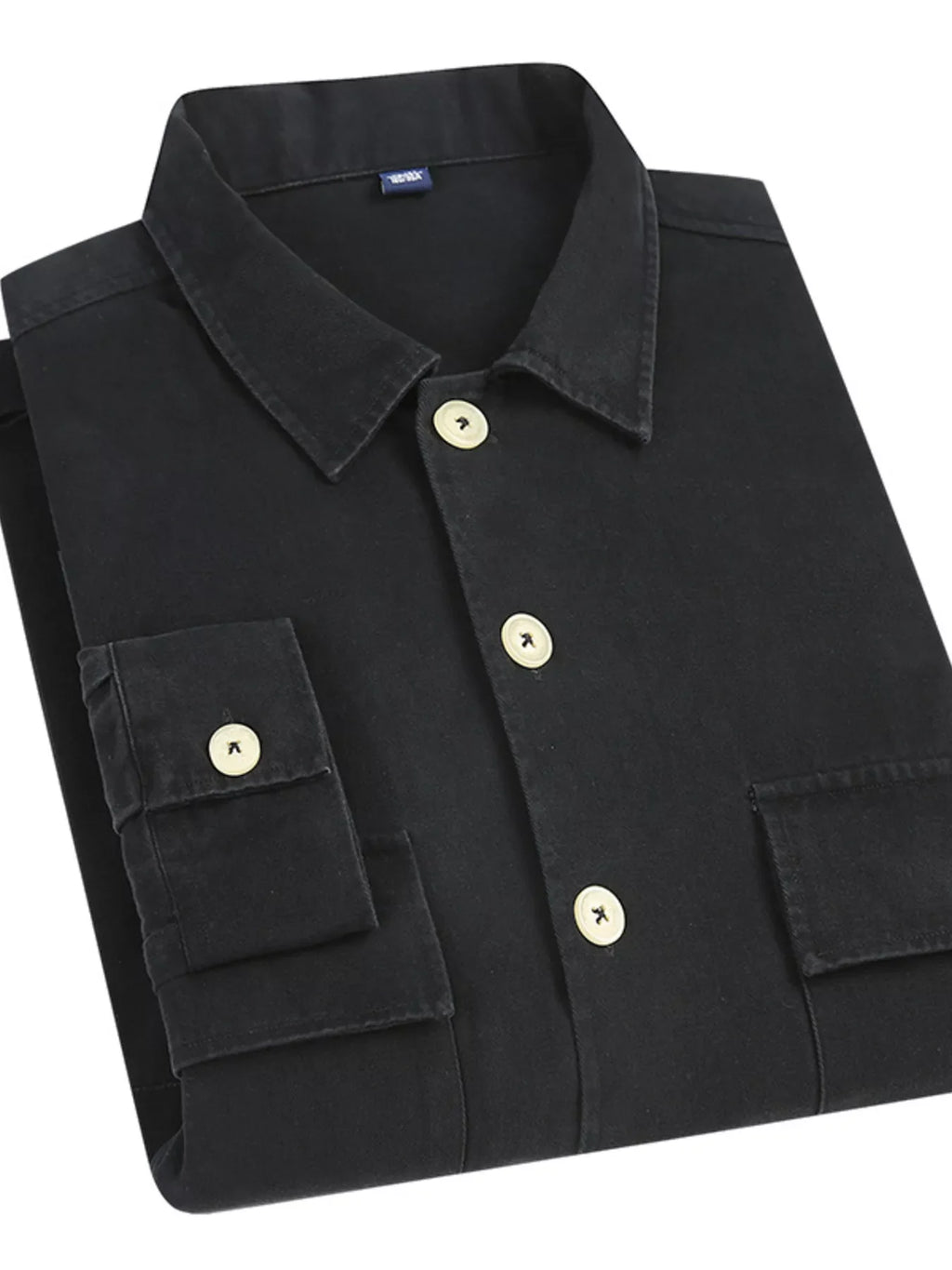 Men's Plus Size Casual Button Up Shirt