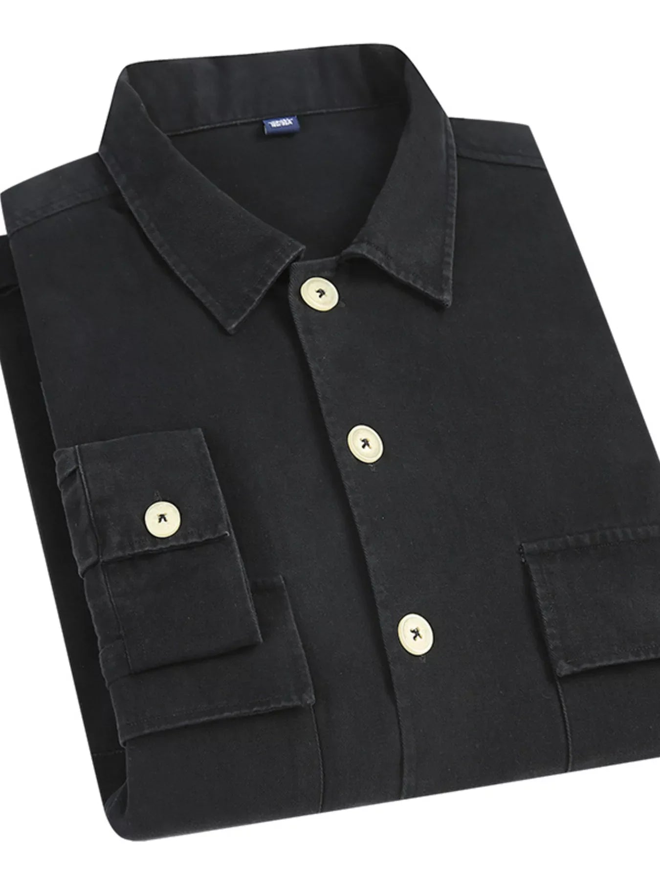 Men's Plus Size Casual Button Up Shirt