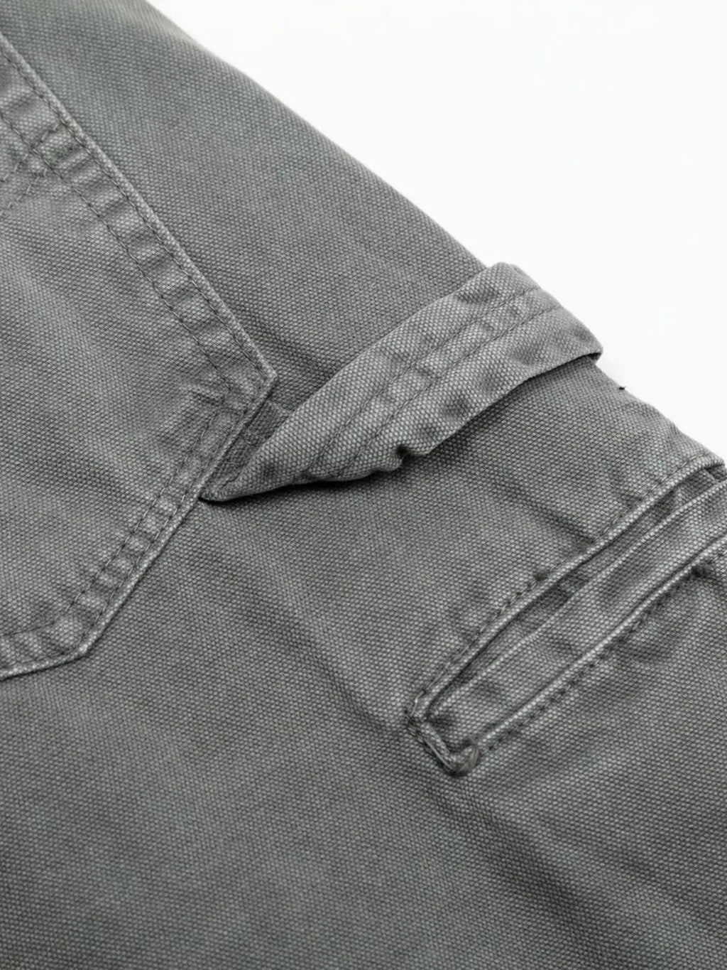 Men's Washed Distressed Curved Jeans