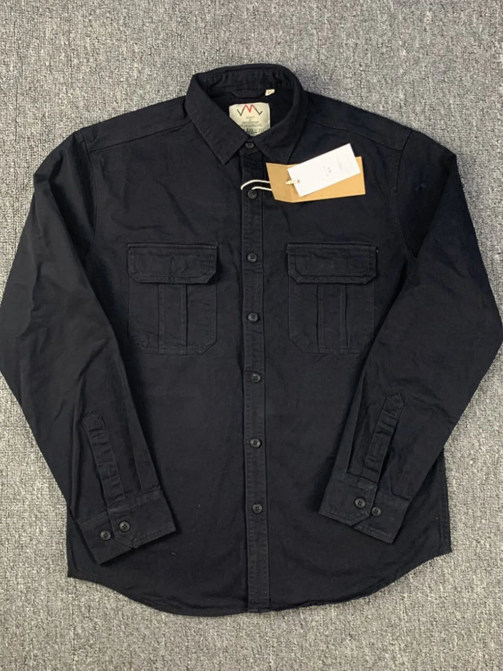 Men's Plus Size Button Up Long Sleeve Shirt