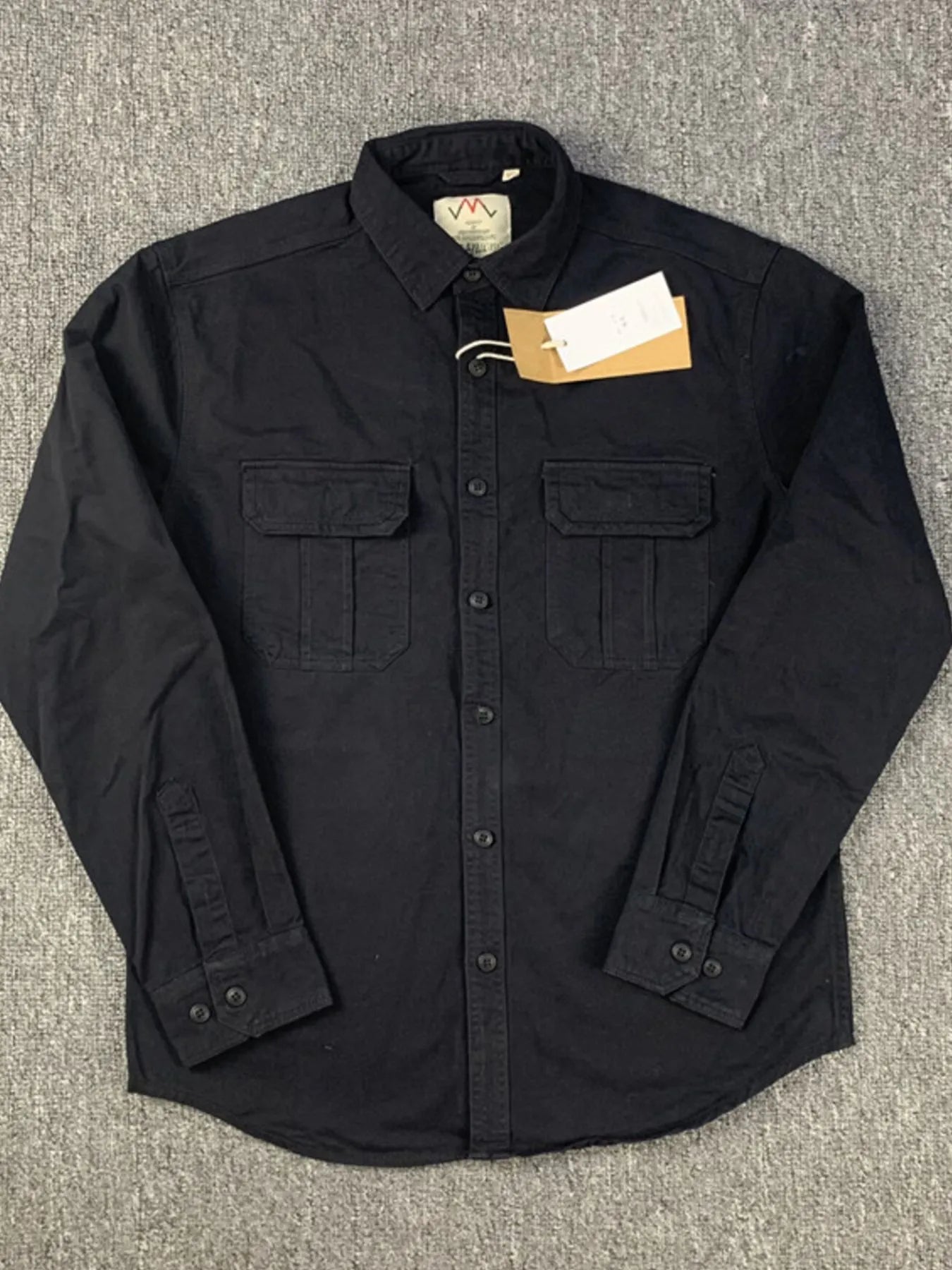 Men's Plus Size Button Up Long Sleeve Shirt