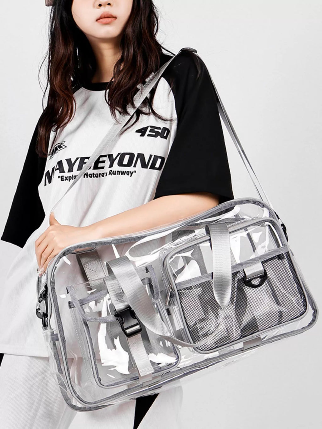 Transparent PVC Travel Duffel Bag