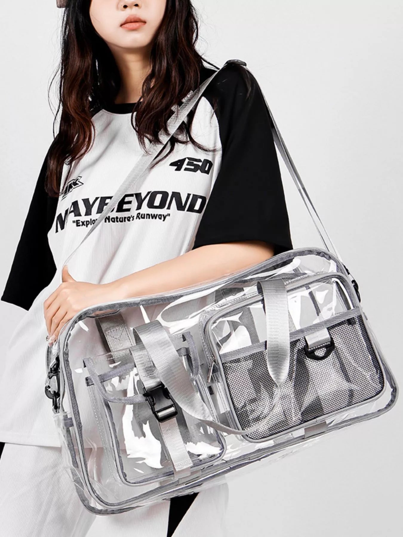 Transparent PVC Travel Duffel Bag