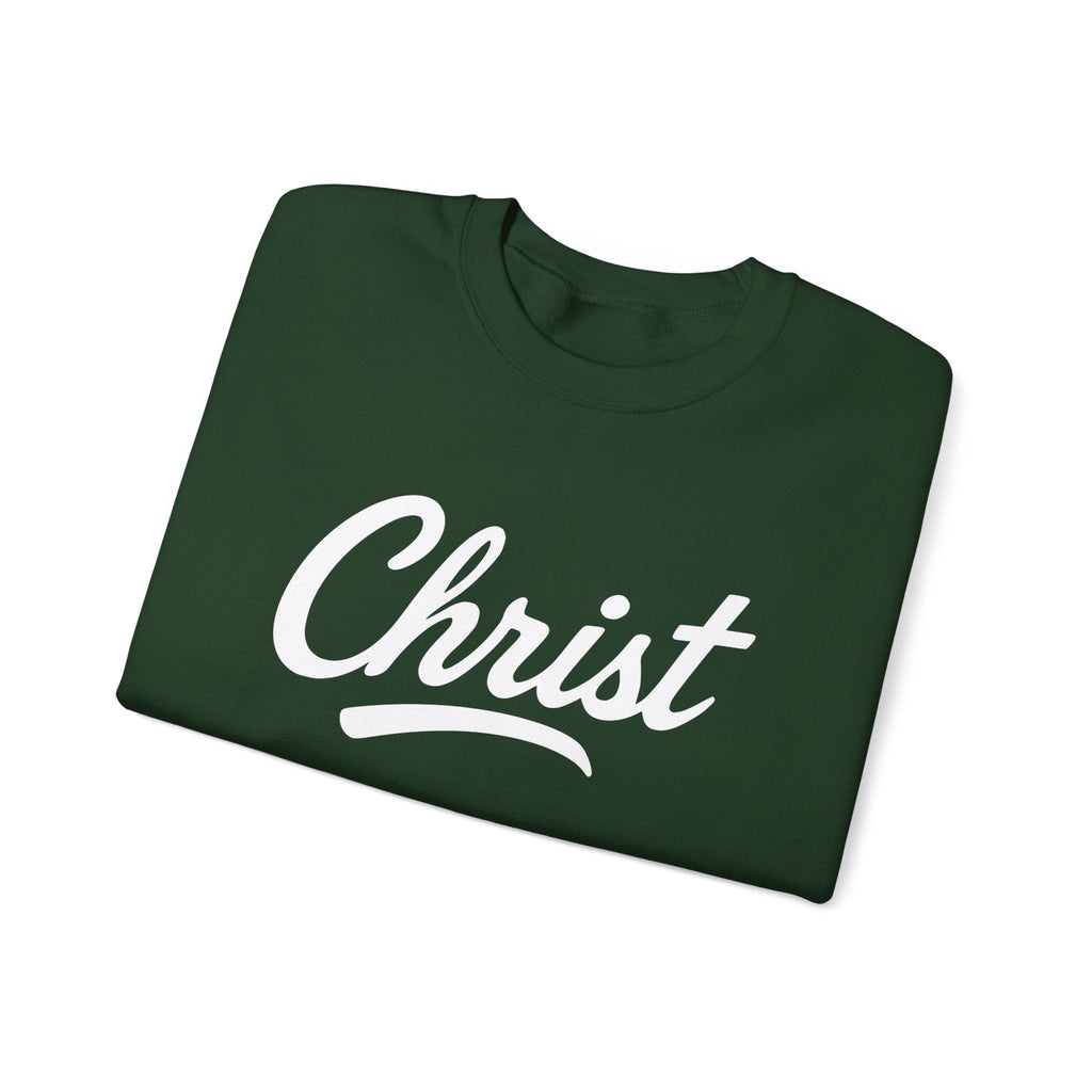 Christ Unisex Sweatshirt — Colossians 3:17 Inspirational Crewneck