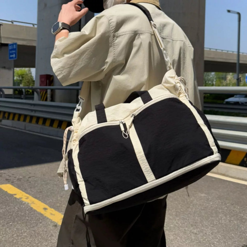 Color Block Travel Bag