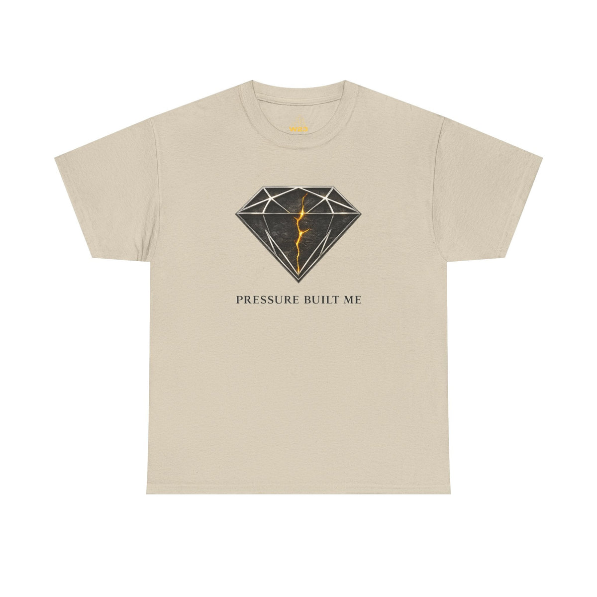 Pressure Built Me Diamond Tee – Luxury Streetwear Resilience Graphic Shirt