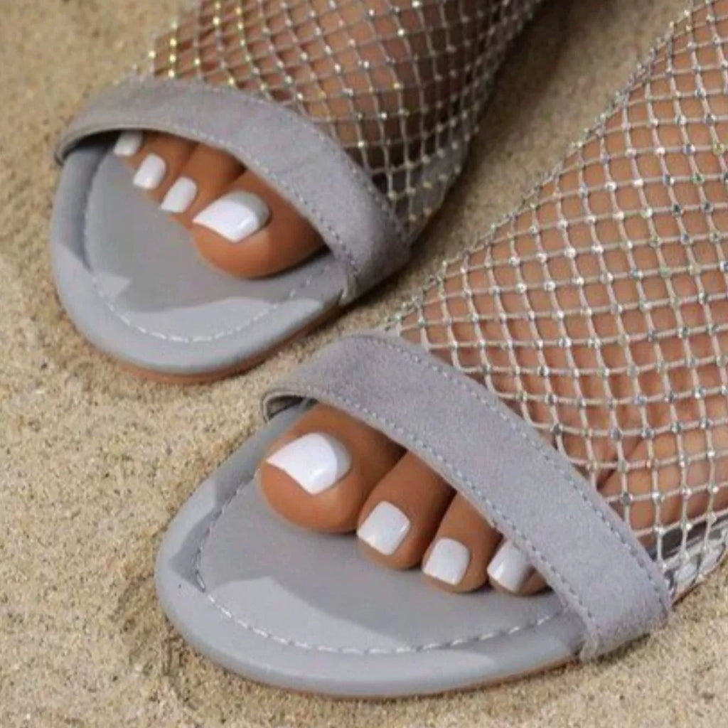 Open Toe Flats Sandals