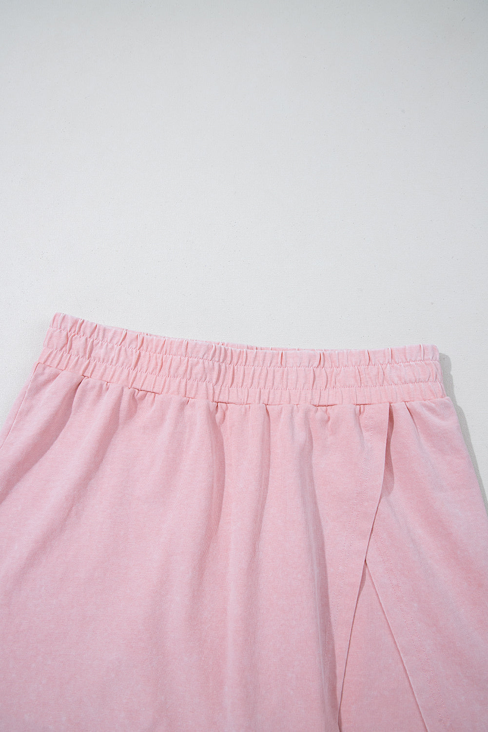 Mineral Wash Tank Top and Lined Split Skirt Set