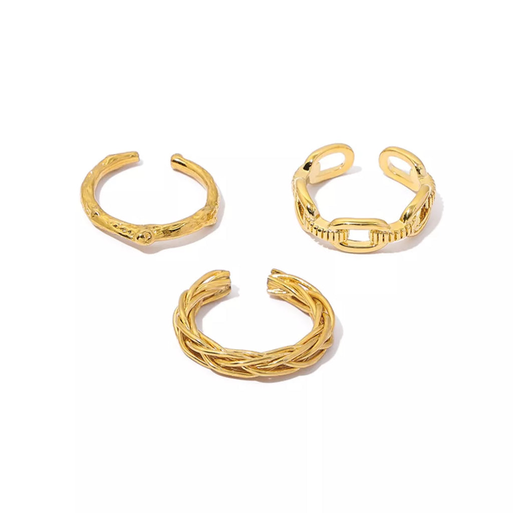 18K Gold-Plated Open Ring