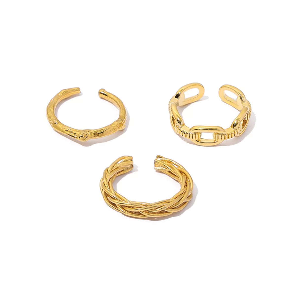 18K Gold-Plated Open Ring