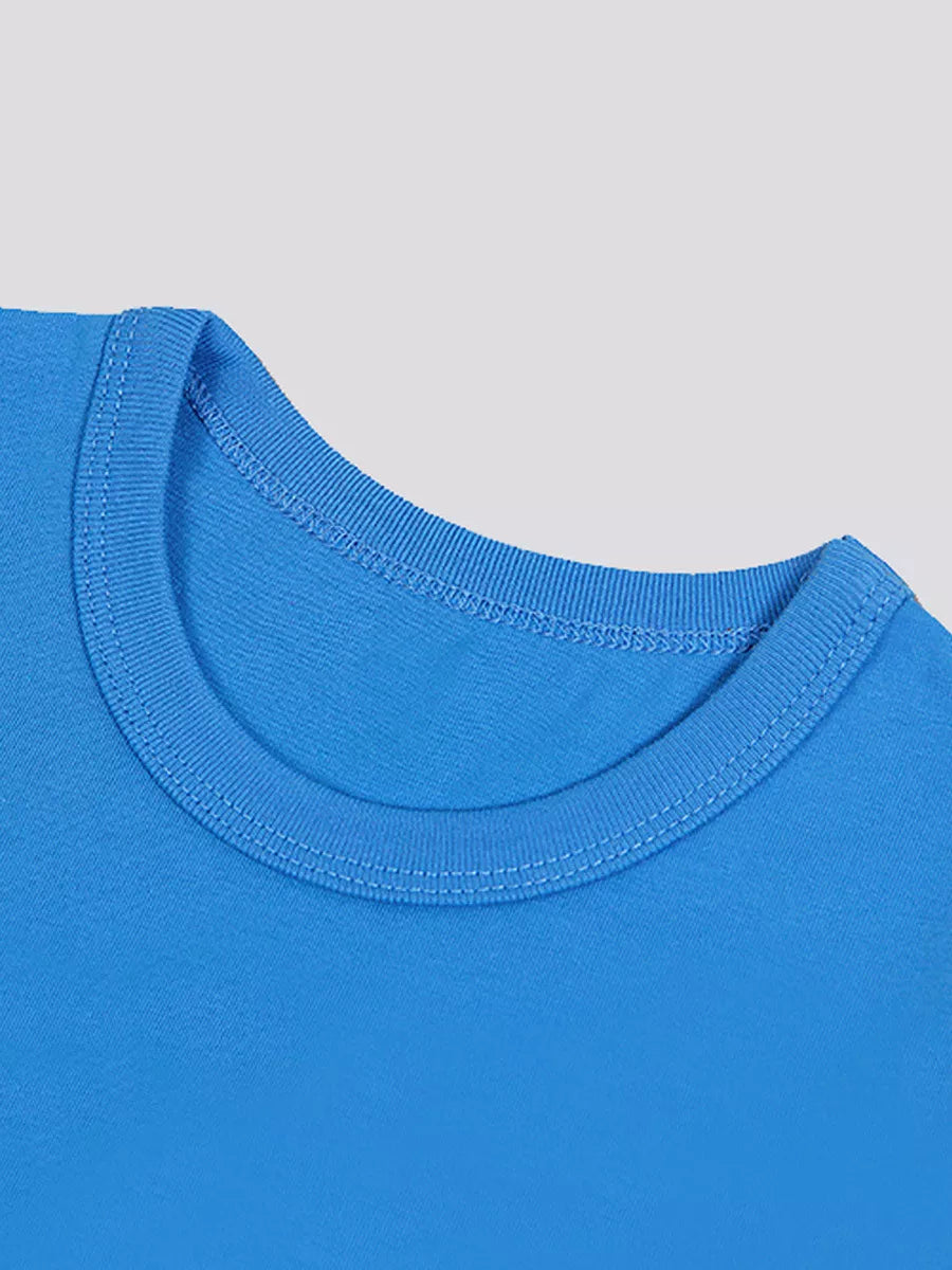 Children's Graphic Round Neck T-Shirt