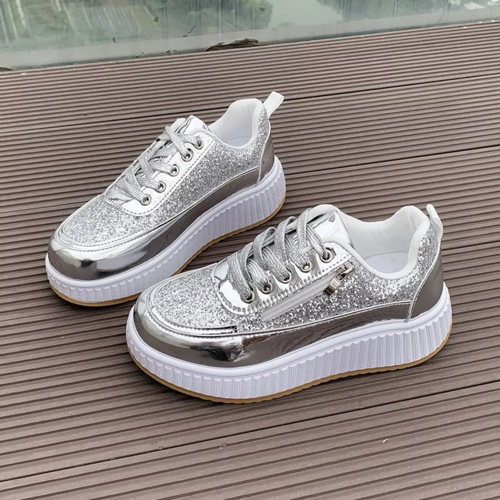 Lace Up Platform Sneakers