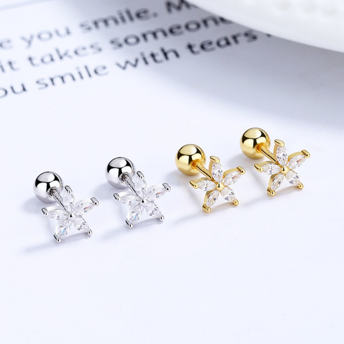 Flower Stud Earrings