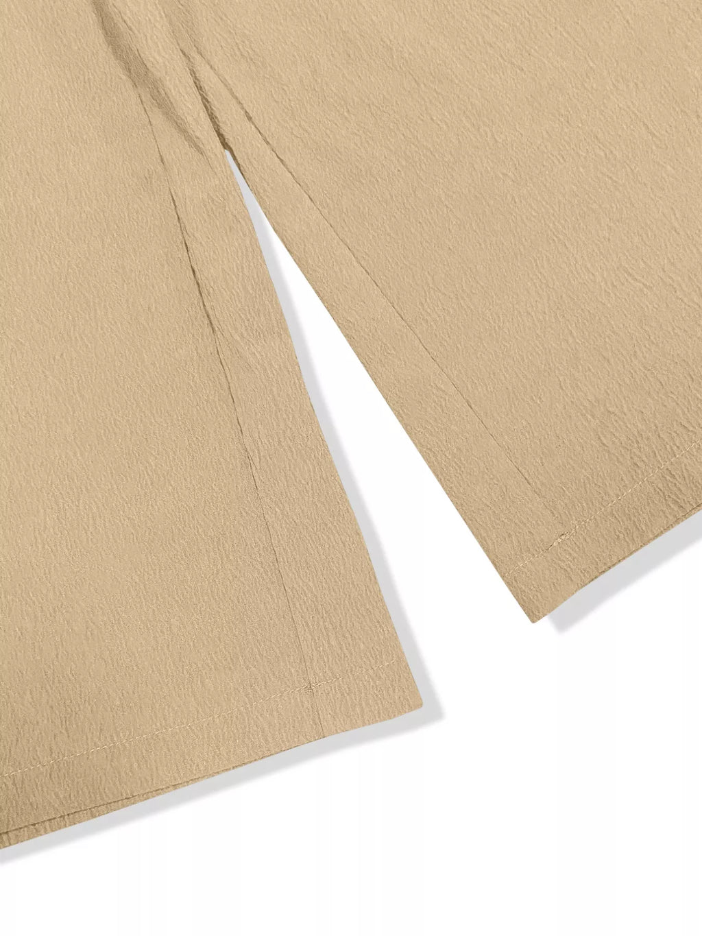 Plus Size Smocked Waist Cropped Wide Leg Pants