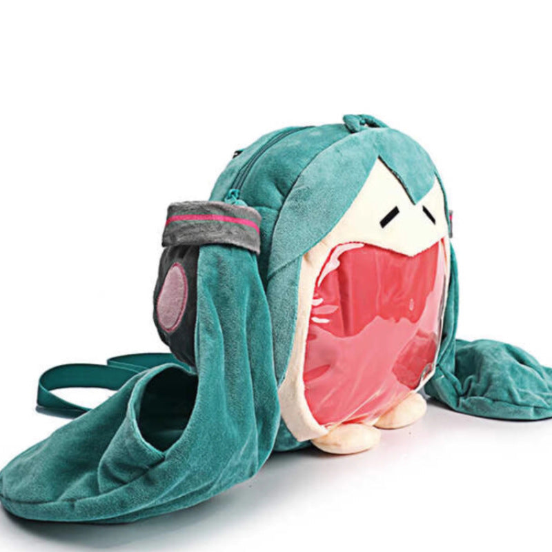 Cartoon Character Plush Backpack Bag
