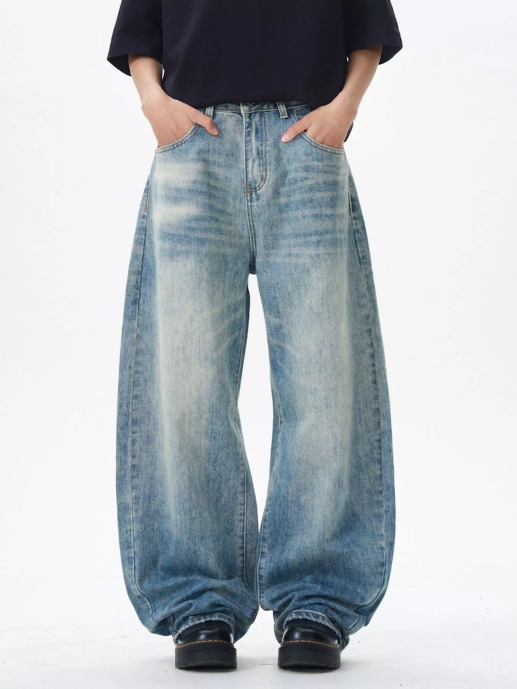 Men's Wide Leg Jeans