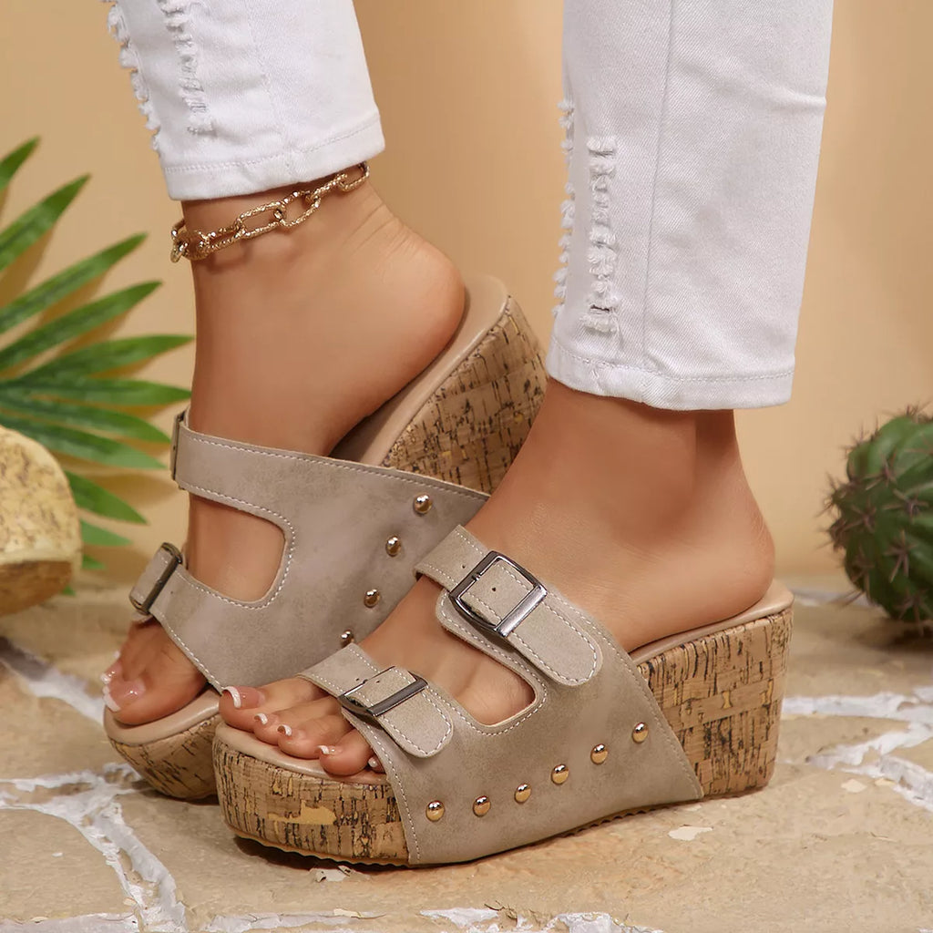 Open Toe Wedge Sandals