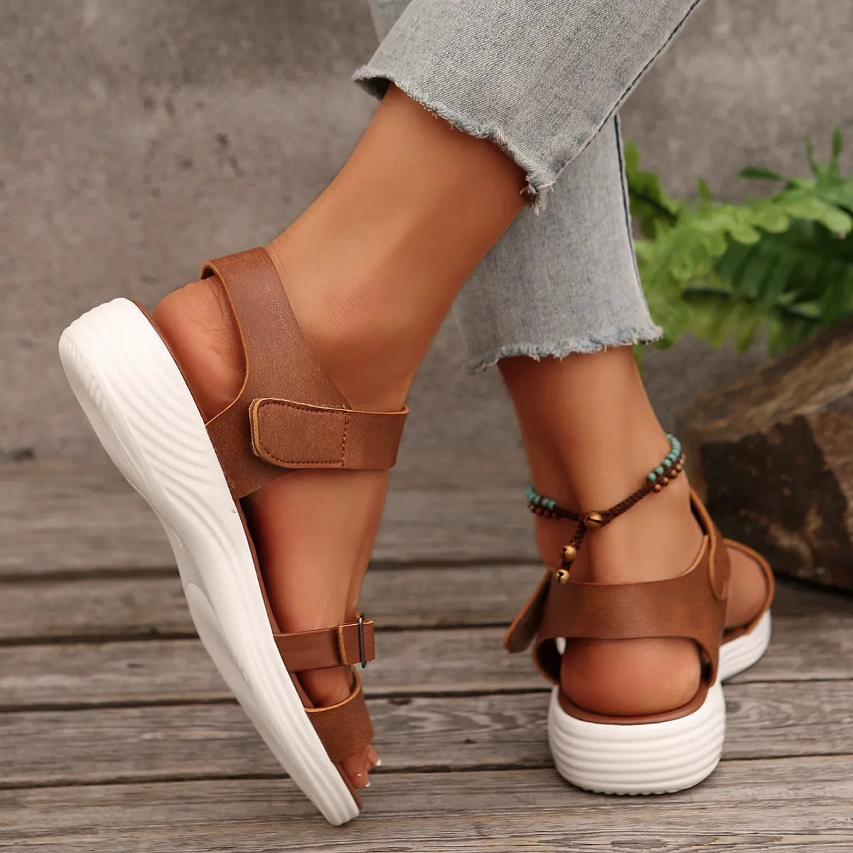 Open Toe Wedge Sandals