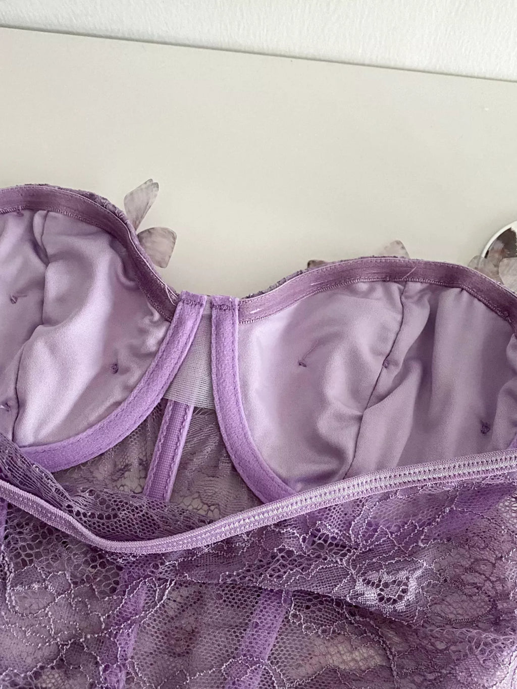 Butterfly Lace Tube Top