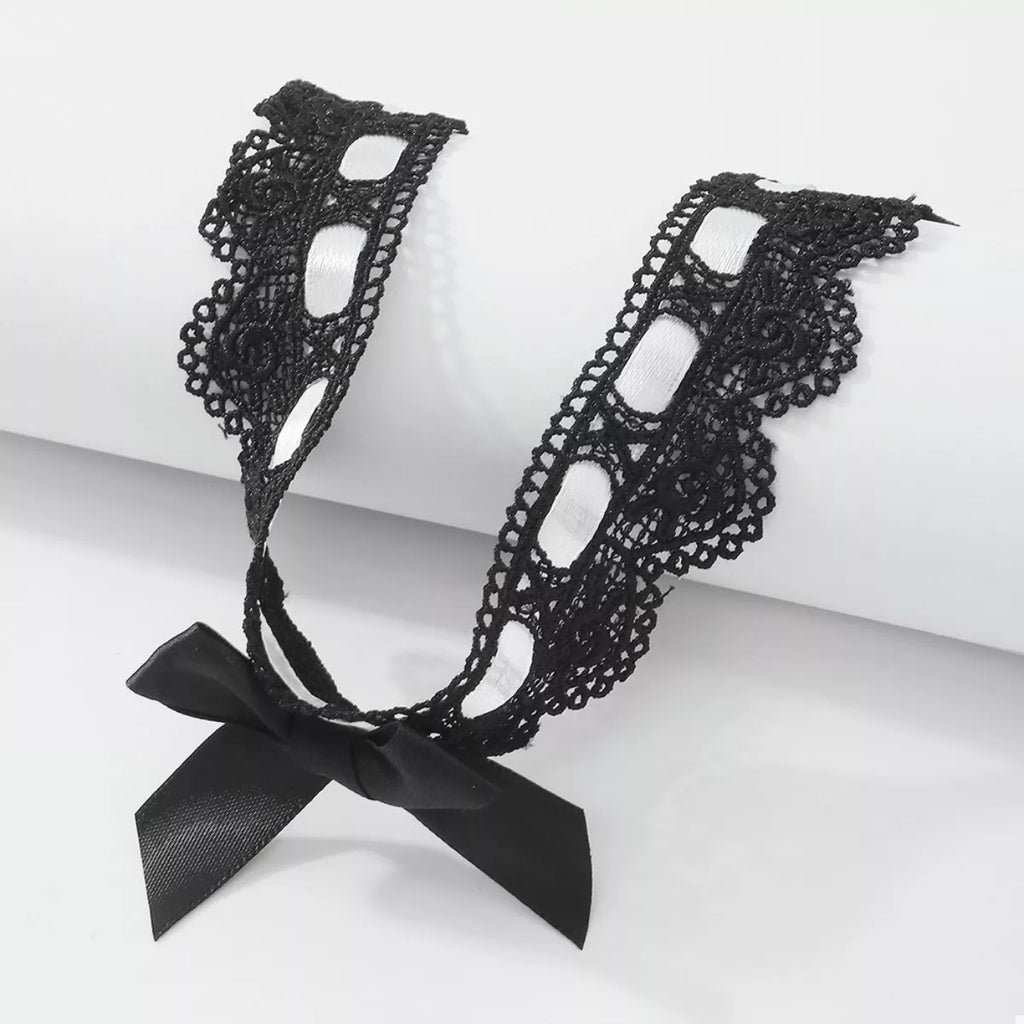 Lace Bow Choker Necklace