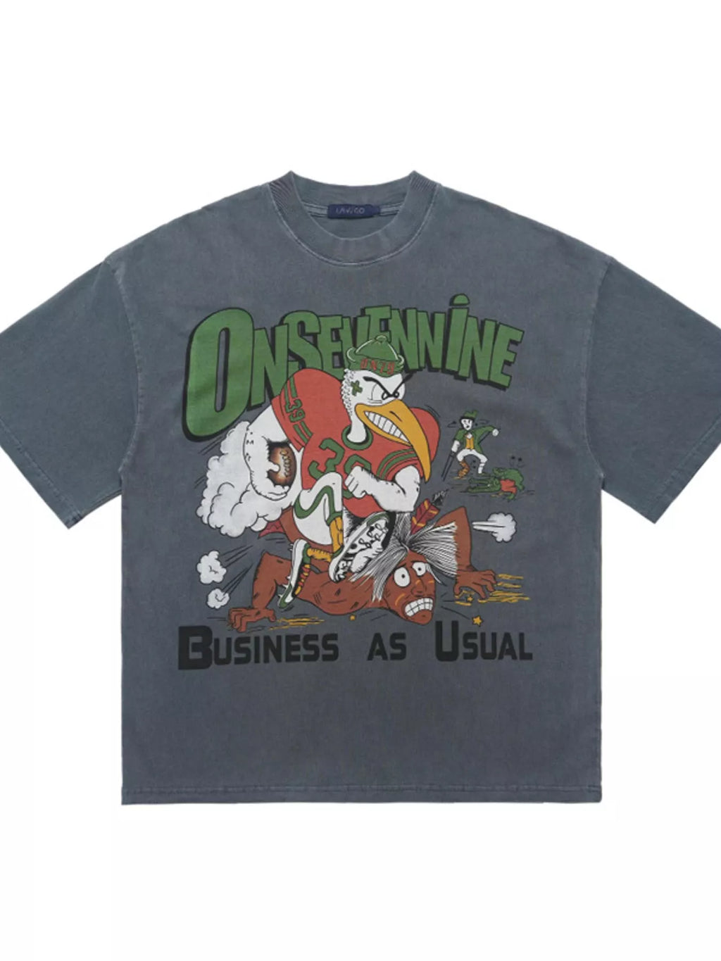 Men's Graphic Round Neck Oversized T-Shirt