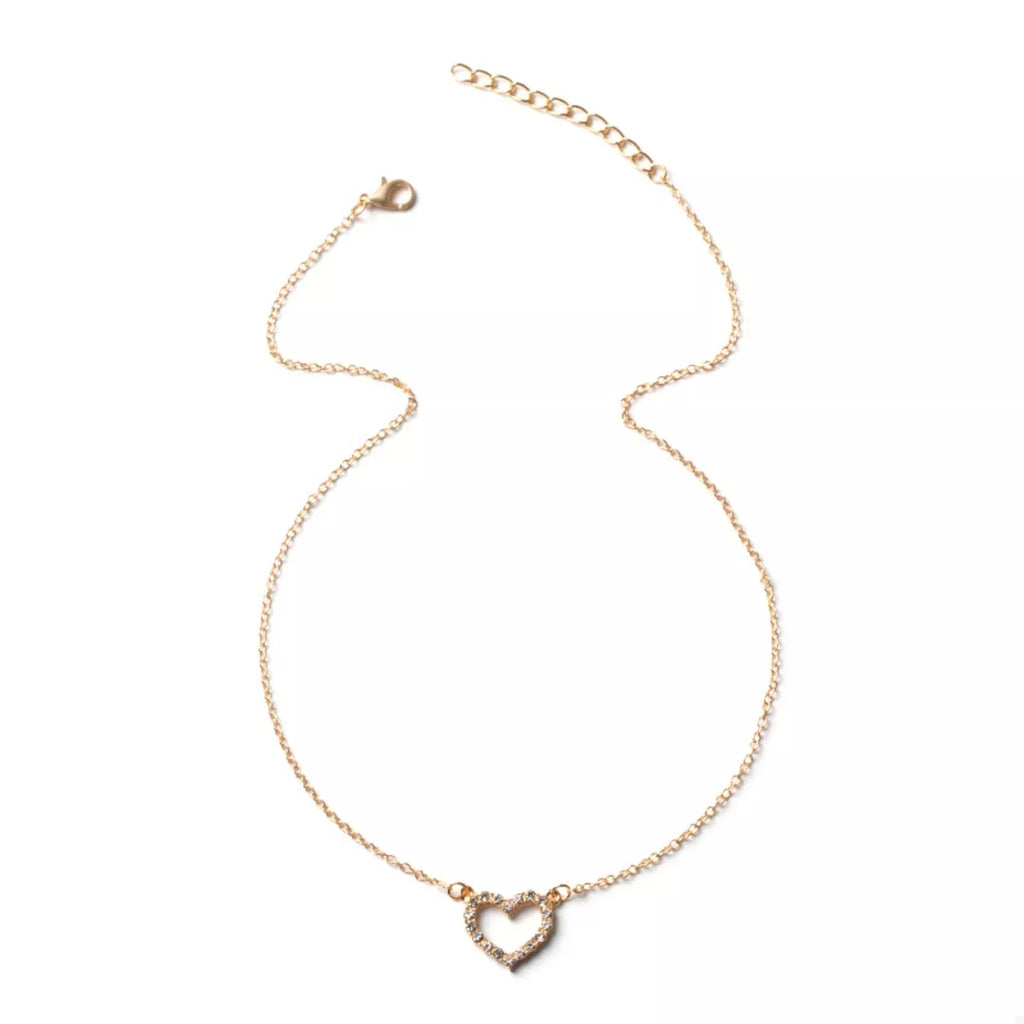 18K Gold-Plated Heart Necklace