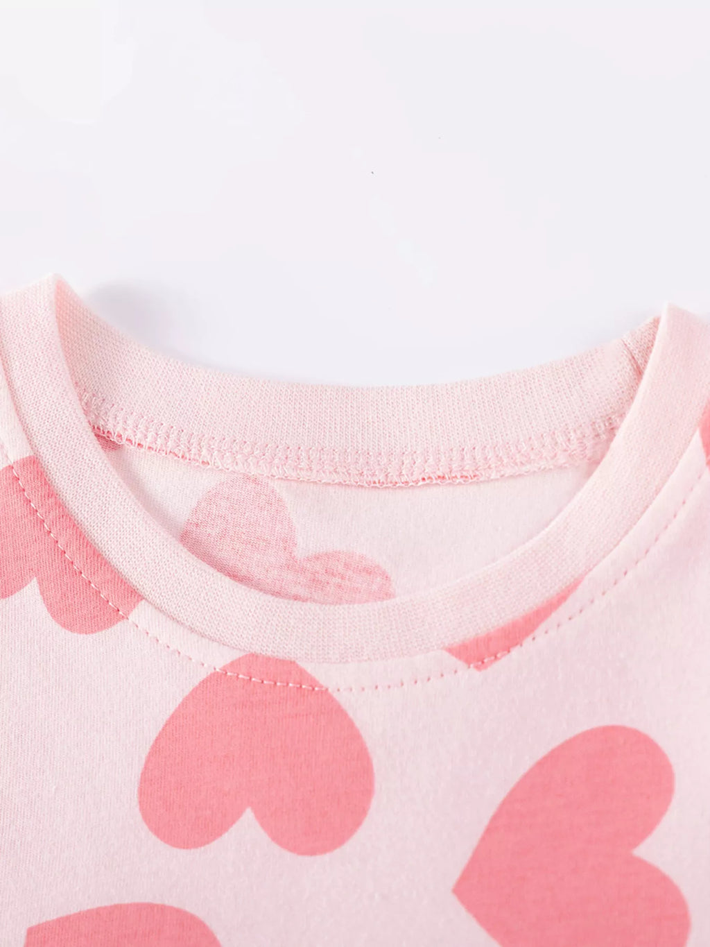 Children's Heart Print Casual Dress