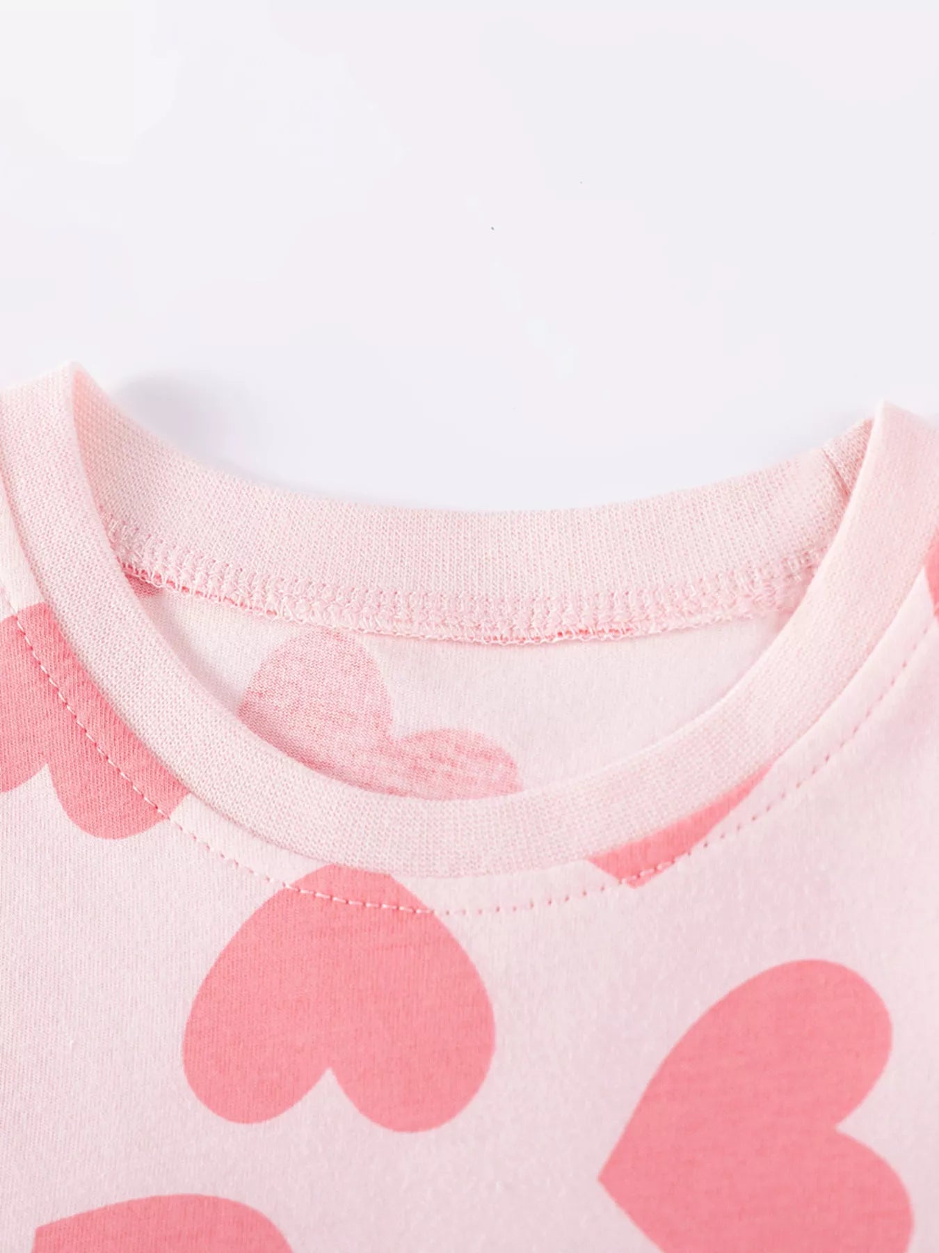 Children's Heart Print Casual Dress