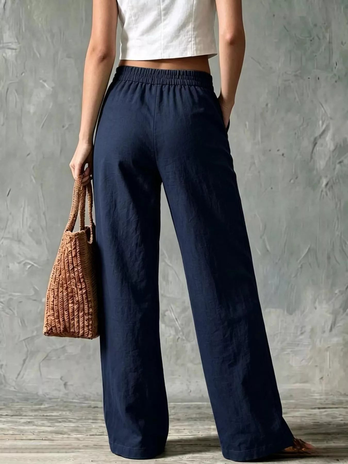 Full Size Wide Leg Pants Plus Size