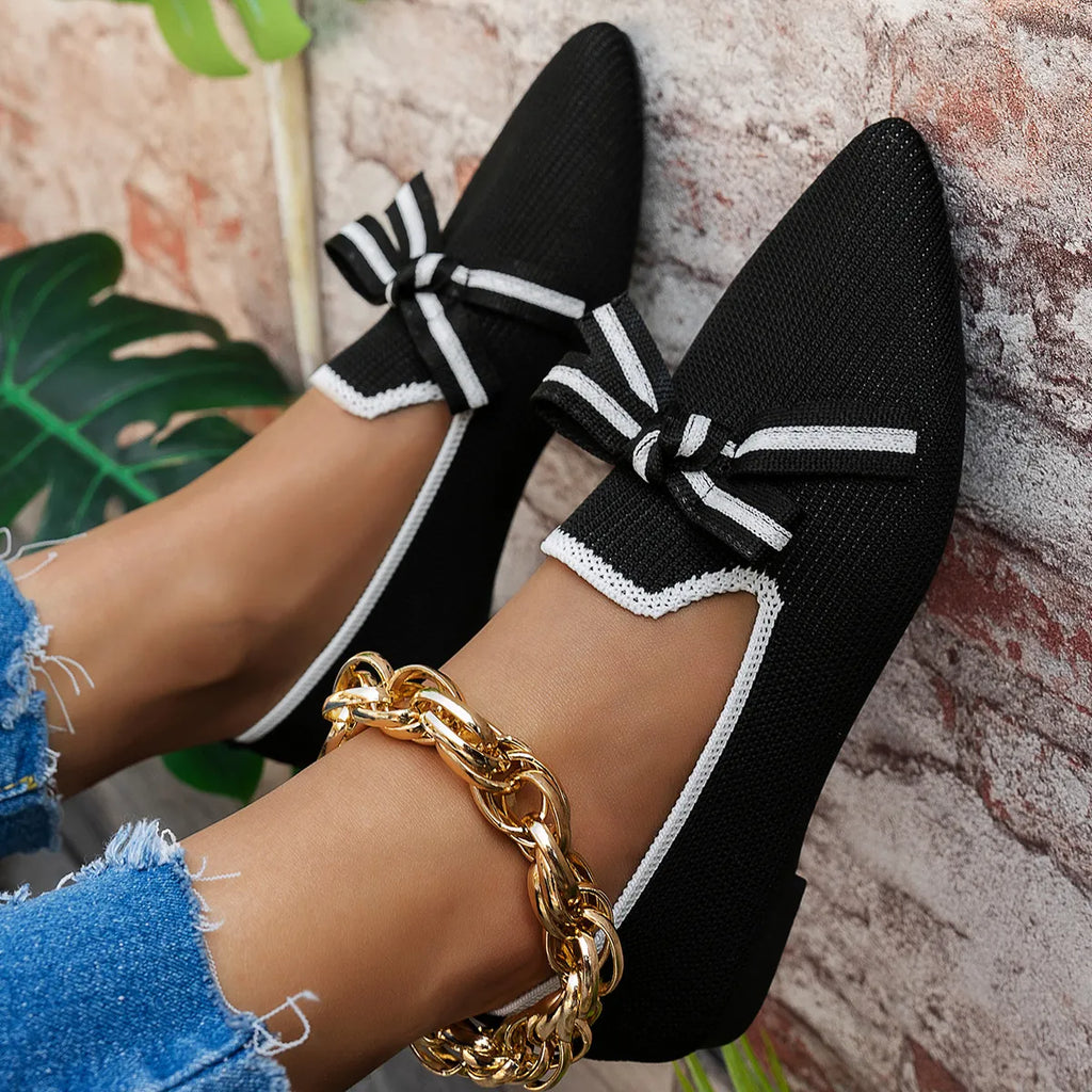 Point Toe Flats Slip-Ons