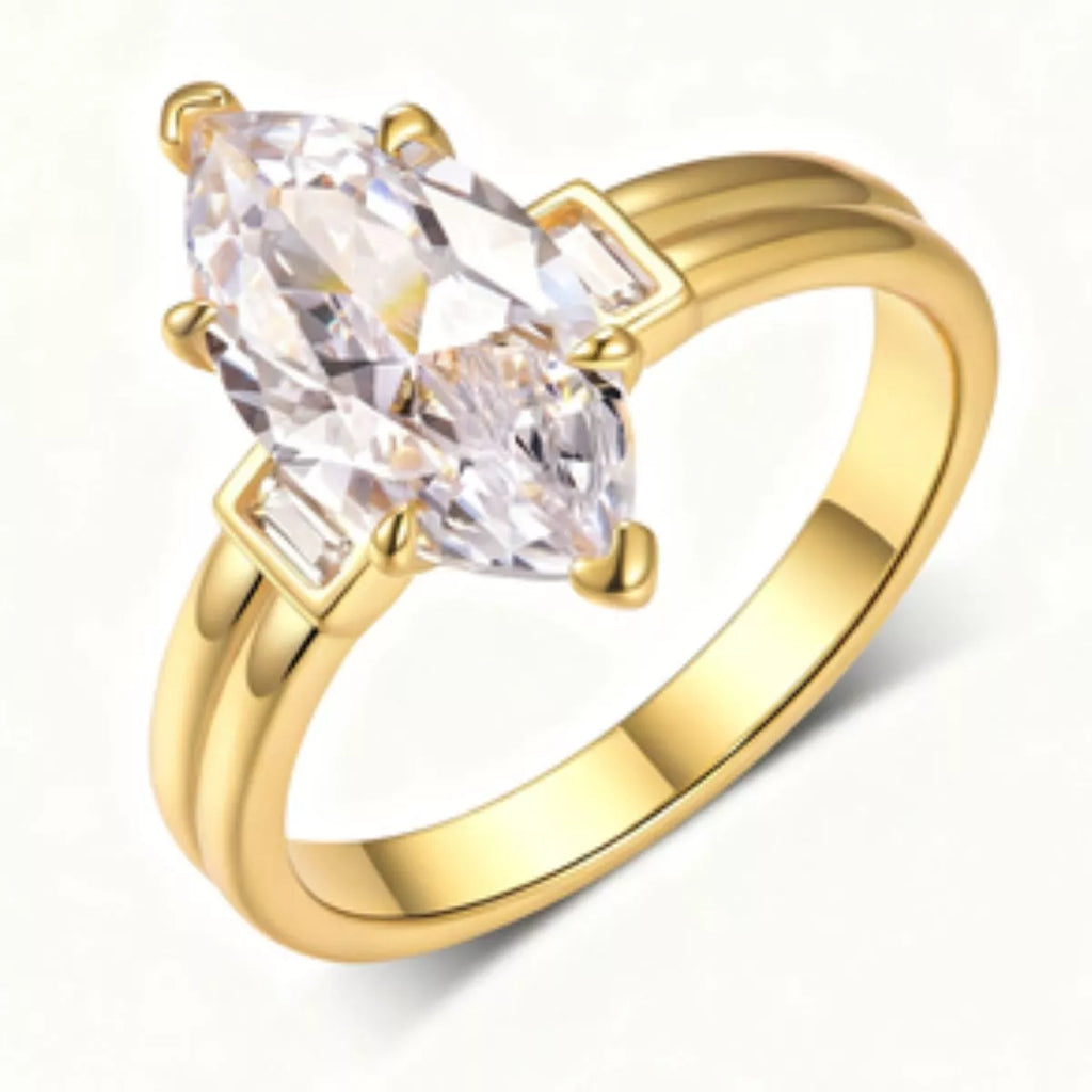 3 Carat Moissanite 925 Sterling Silver Ring