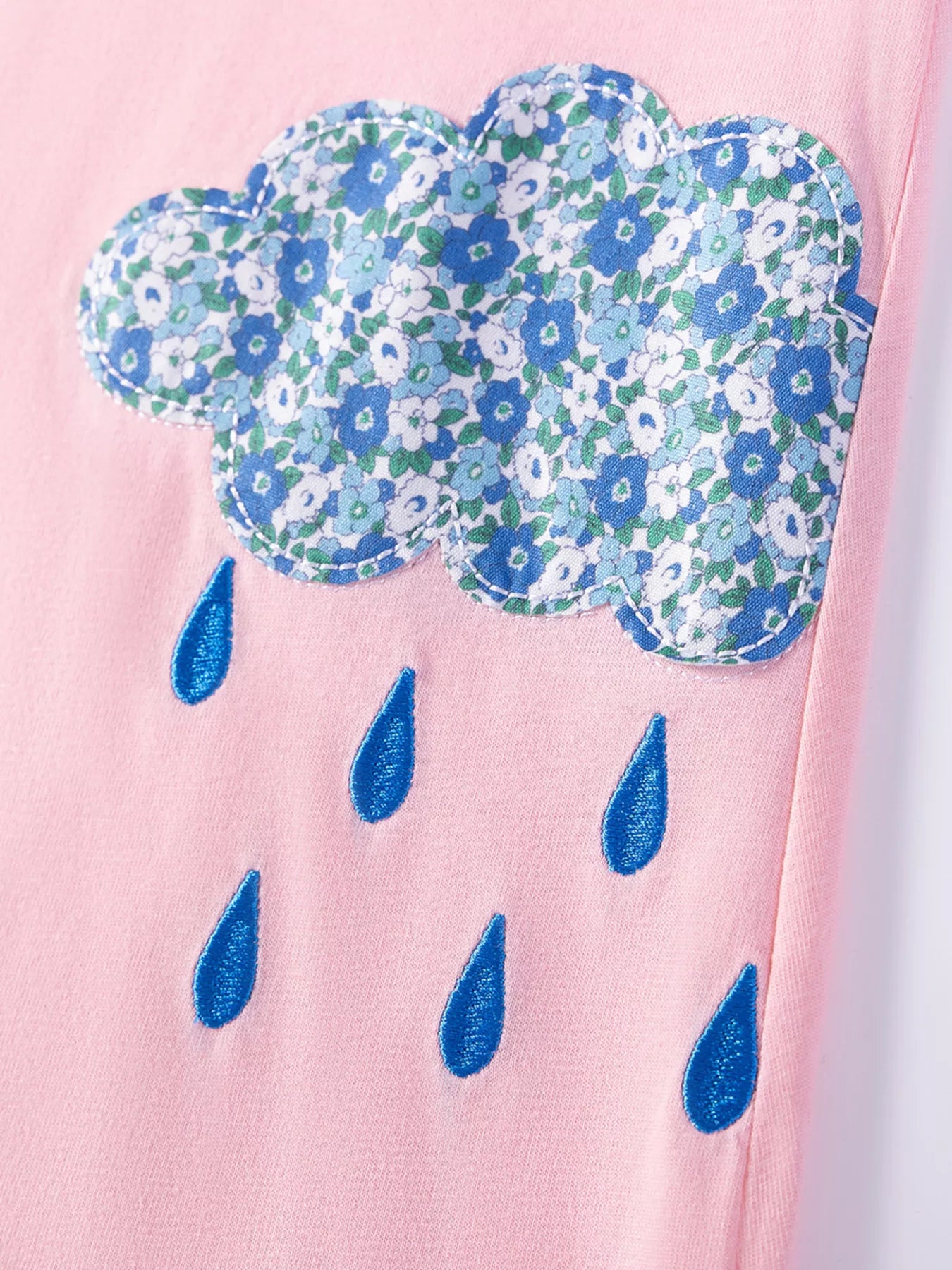 Children's Round Neck Short Sleeve Dress