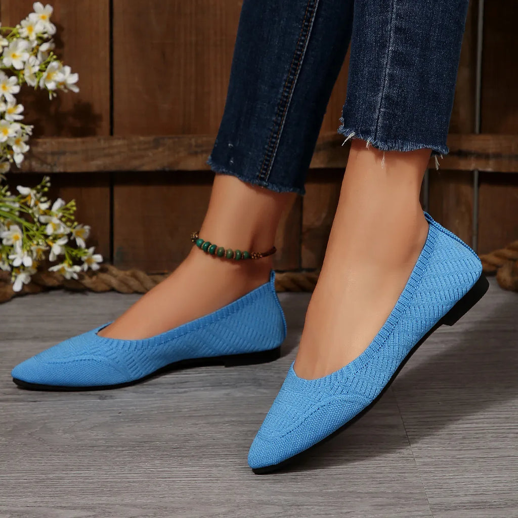 Point Toe Flats Slip-Ons