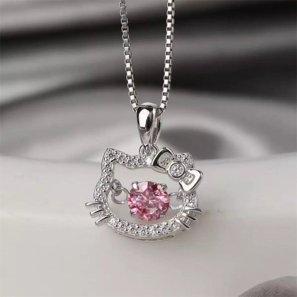 2 Carat Moissanite 925 Sterling Pendant Silver
