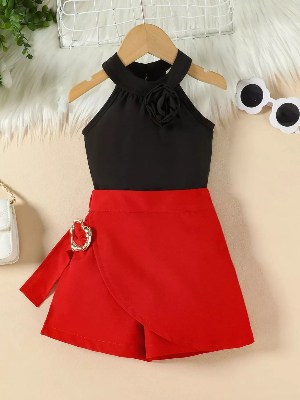 Children's Sleeveless Top & Skort Set