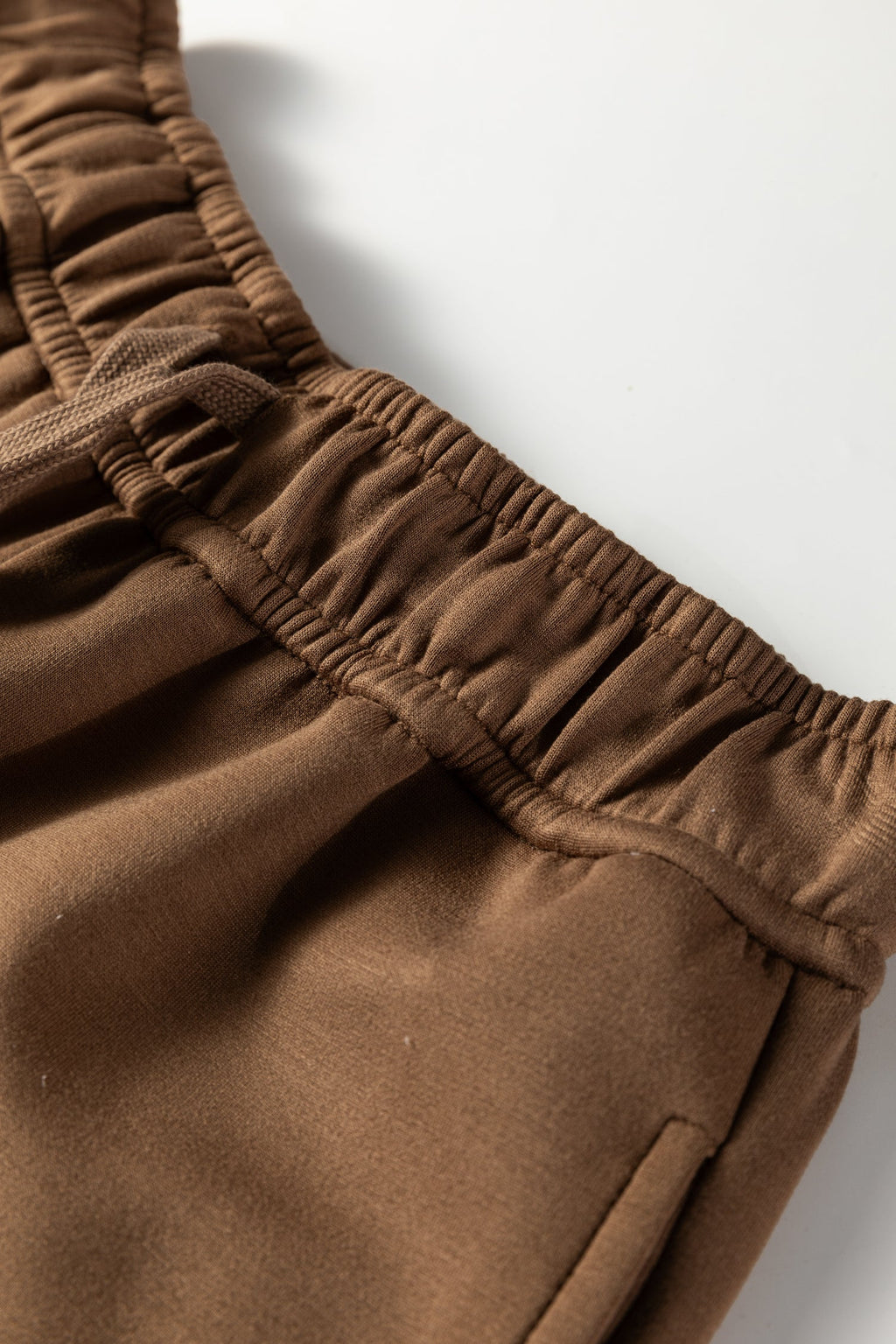 Solid V-Neck Top and High Waist Pants Set