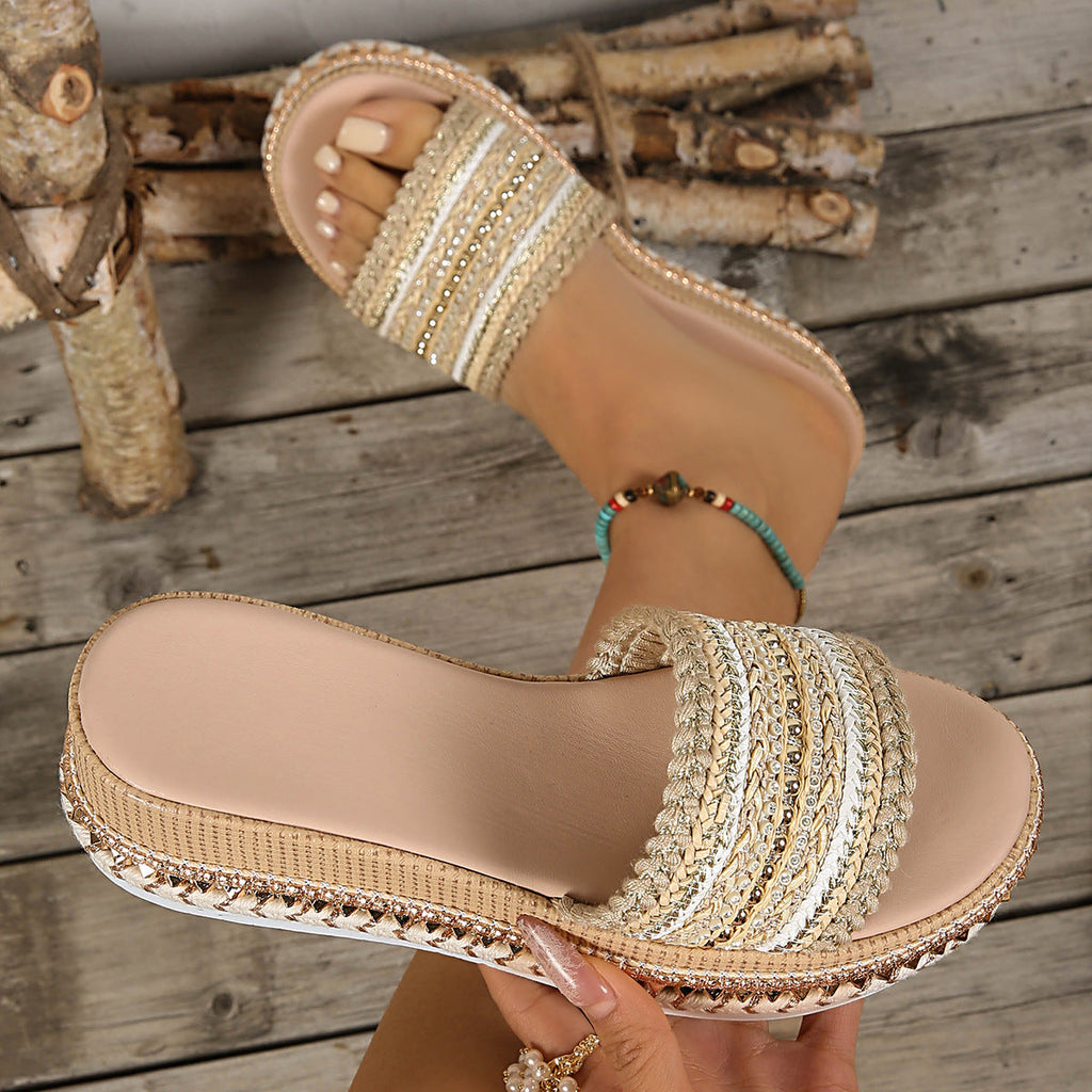 Open Toe Platform Sandals